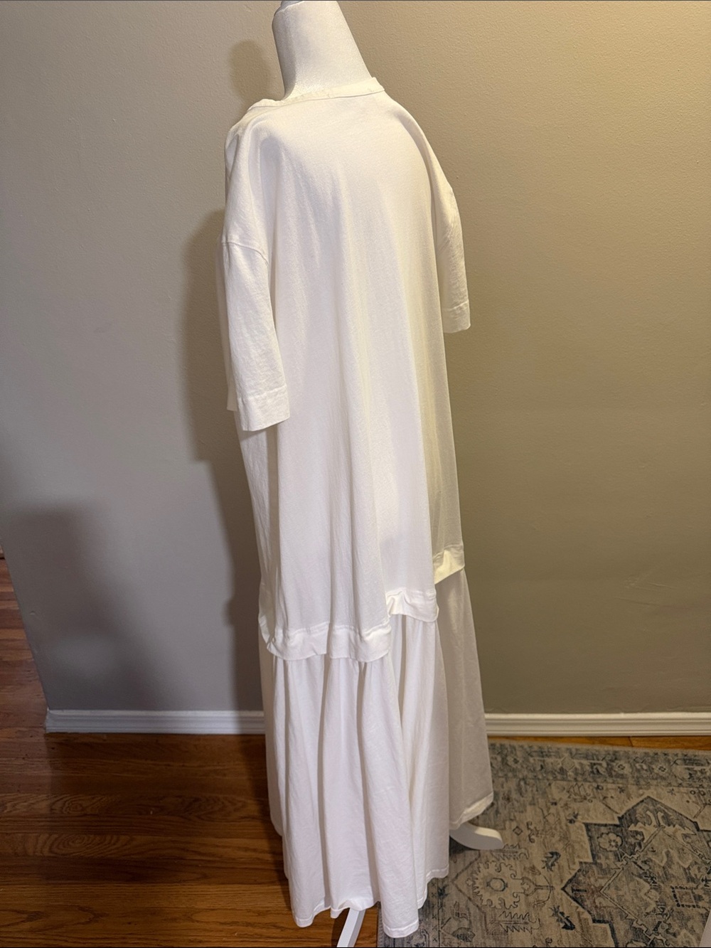 FREE PEOPLE White Short Sleeve Maxi Dress - Picture 4 of 7